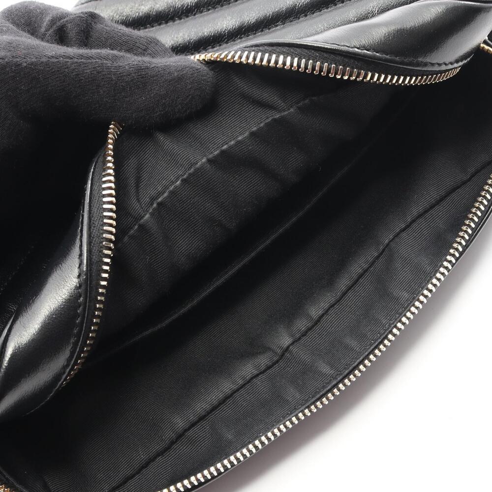 Saint Laurent Leather Paris Black Shoulder LOU CAMERA BAG - Picture 4 of 7